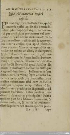 Quae est materia nostri lapidis.-Decoctio tertia, quae fit cum calor ignis communis.