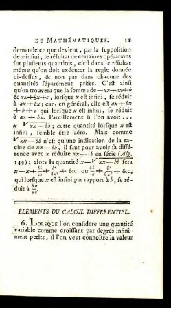 Éléments du Calcul Différentiel.