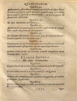 Eberhardi Speckhan Ic. Et in Illustri Iulia Academia Antecessoris, Quaestionum & Decisionum Iuris Caesaraei Pontificii, Statutarii & Consuetudinarii Centuria ... Miscellanea : Ecclesiasticis pariter, Politicis, Iurisconsultis, & aliarum quarumcunq[ue] Disciplinarum Studiosis, ad variarum rerum cognitionem apprime utilis, iucunda, & necessaria: Cum accurata Synopsi singulis quaestionibus praefixa, qua uno quasi aspectu & intuitu, cuiusq[ue] quaestionis materia exhibetur. Indice item gemino, uno Quaestionum, altero rerum & verborum locupletißimo, 3. ... Centuria Tertia