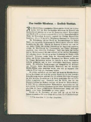 Das deutsche Asienkorps. - Trostlose Ausblicke.