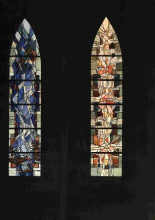 Entwürfe für fünf Chorfenster in der Evangelischen Kirche in Bornhausen