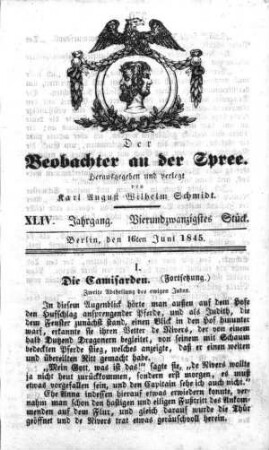 24. Stück, 16. Juni 1845
