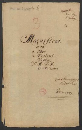 Magnificat; S, Coro, orch; C-Dur; ZWV Z 107