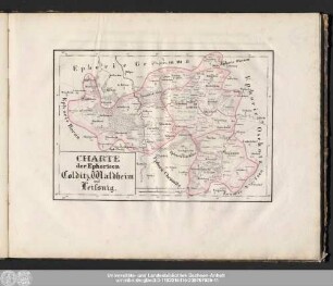 Charte der Ephorieen Colditz, Waldheim und Leissnig.