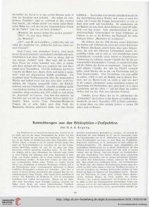 11/12: Betrachtungen aus der Bibliophilen-Perspektive