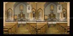 Innenansicht der katholischen Kirche in Hammerfest