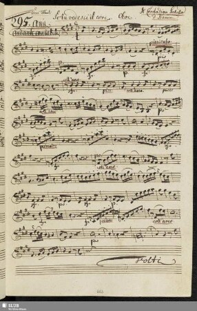 295. Aria: Il contadino geloso / Naumann, J. G.