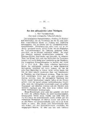 Aus dem pädagogischen Leben Thüringens