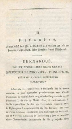 558-572 erster Hirtenbrief des Fürst-Bischofs von Brixen an seinen Clerus