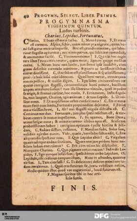 Progymnasma Vigesimum Quintum. Ludus turbinis.