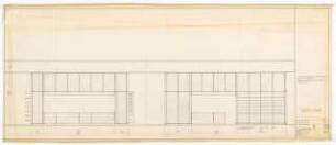 Hochschulbibliothek, Karlsruhe Neubau: Ansichten 1.OG Ausgabe, Zeitschriften Lesesaal, 1:20