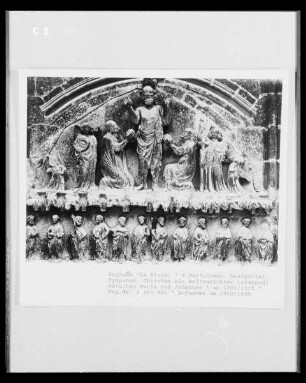 Christus als Weltenrichter zwischen Maria und Johannes