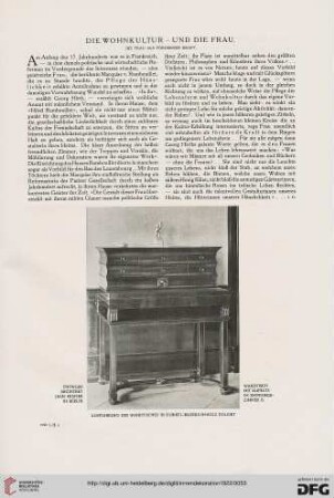 Die Wohnkultur - und die Frau