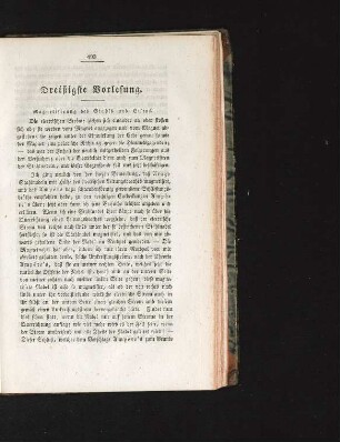Dreißigste Vorlesung