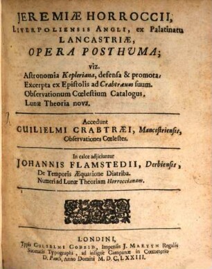 Opera posthuma