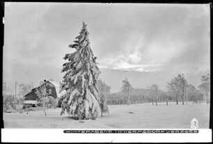 Hermsdorf im Erzgebirge, Winterabend