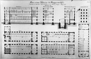 Plan einer Weizen- und Roggenmühle