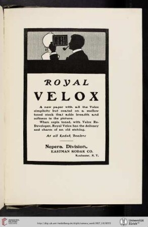 Nepera Division, Eastman Kodak Co. [Royal Velox Paper]