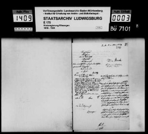 Schuldenwesen der Schulgemeinde Burgholz, Gde. Pfahlbronn