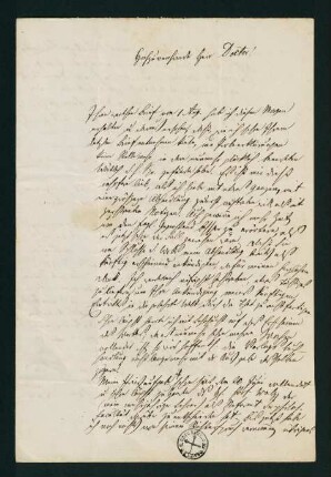 Brief vom 3. August 1851