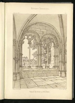 Vorhalle der Kirche zu Maulbronn.