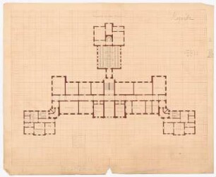 Lehrerseminar, Kyritz: Grundriss 1. OG