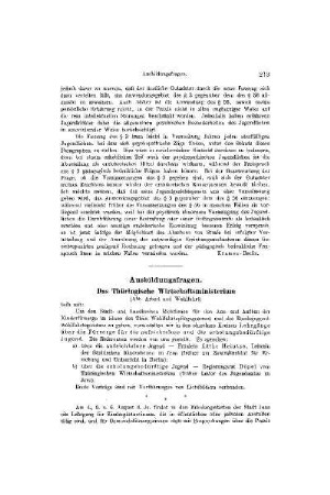 Ausbildungsfragen