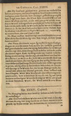Het XXXIV. Capittel