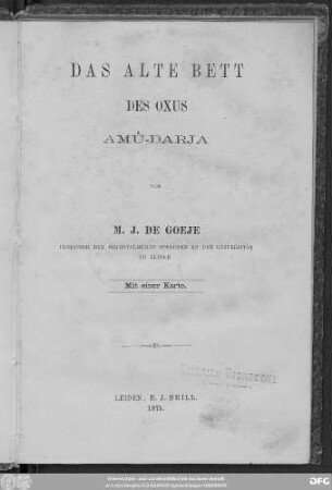 Das alte Bett des Oxus Amû-Darja