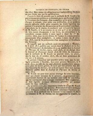 Journal de physique, de chimie et d'histoire naturelle, 89. 1819 = [T. 46]