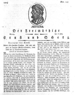 Nro. 141., Montag den 16. July