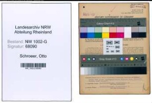 Entnazifizierung Otto Schroeer, geb. 03.02.1900 ()