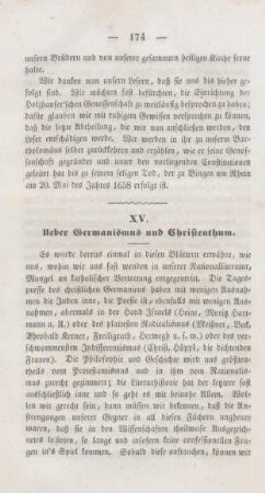 174-191 Ueber Germanismus und Christenthum