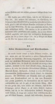 174-191 Ueber Germanismus und Christenthum