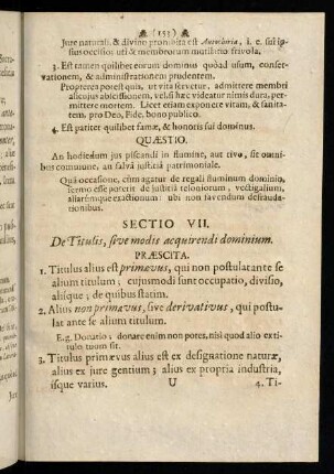 153-185, Sectio VII