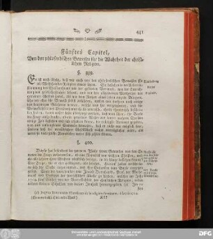 Fünftes Capitel, Von den philosophischen Beweisen für die Wahrheit der christlichen Religion.