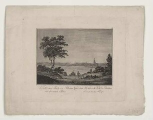 Westlicher Teil von Potsdam, im Hintergrund die Parkanlagen von Sanssouci