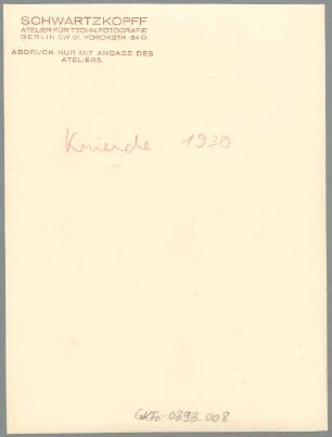 Kniende, 1930, Gips