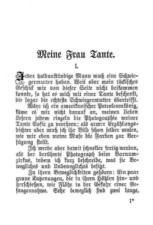 Meine Frau Tante