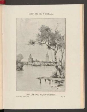 Orillas del Guadalquivir - [Dibujo]