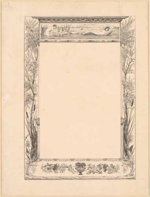 Umrahmung zu "Amor und Psyche", Blatt 19