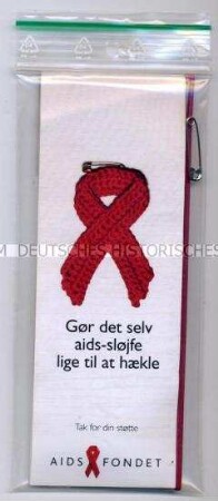 Aids-Schleife (zum Handarbeiten)