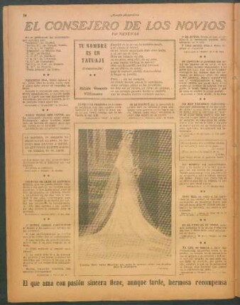 En el caso de su novia