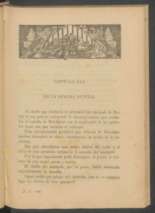 Capítulo XXV - En la cámara nupcial