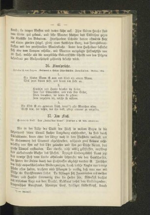 36. Sinnsprüche.
