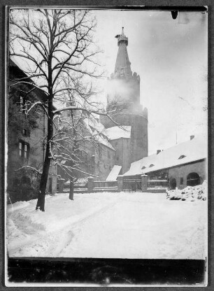 Winter im Schloßhof zu Weida