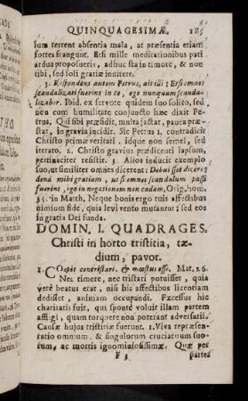 125-172, Hebdomada Quadragesimae