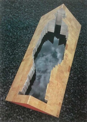 Kunstinstallation "Haus der Toten" (Siegfried Gerstgrasser)