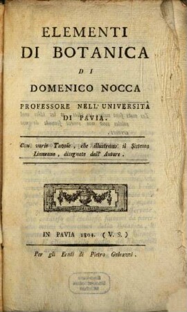 Elementi di Botanica