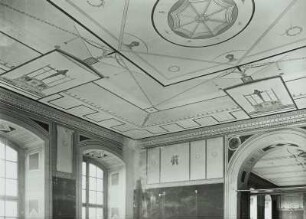 Dresden, Japanisches Palais, Erdgeschoß. Raumfassung Buchmuseum, Saal für Sonderausstellungen (südlicher Ecksaal)